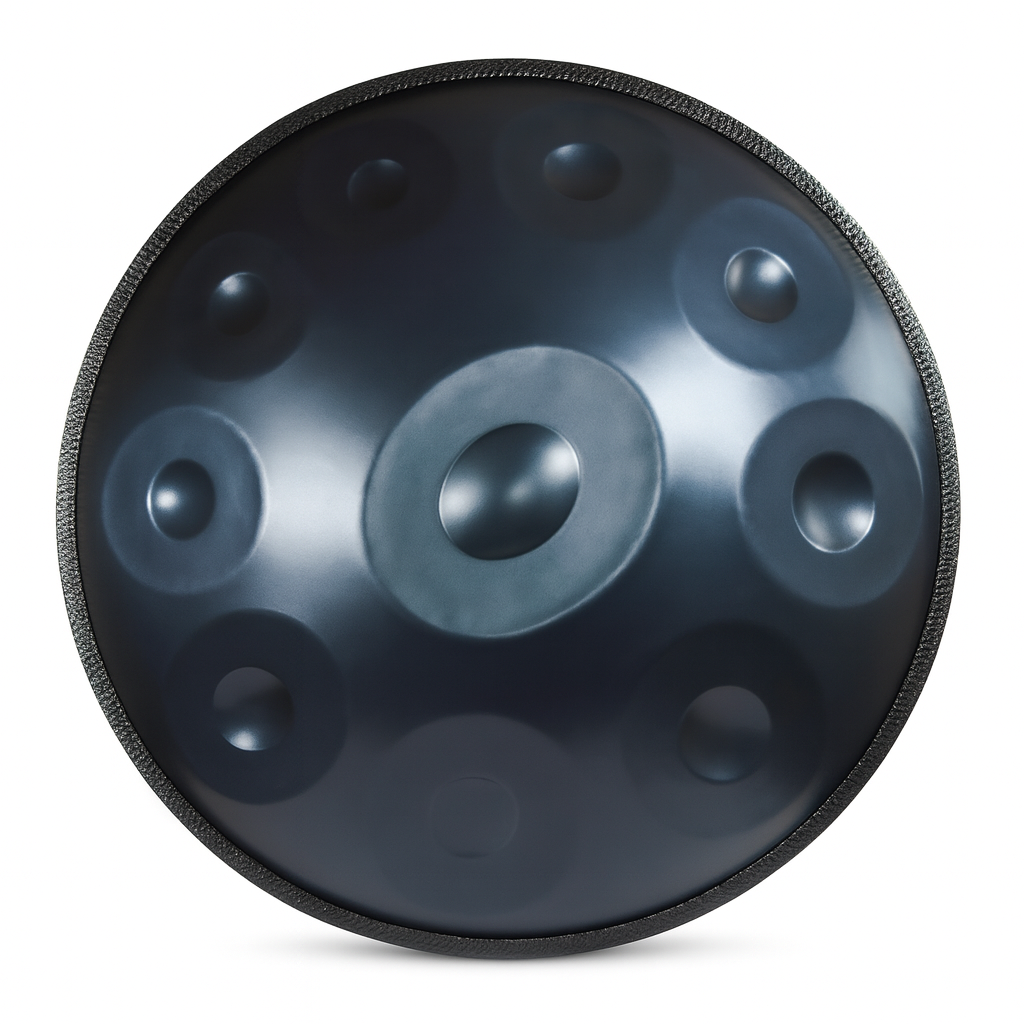 Handpan Artisanal Ré Mineur - Bleu Nuit (9/10/12 Notes)